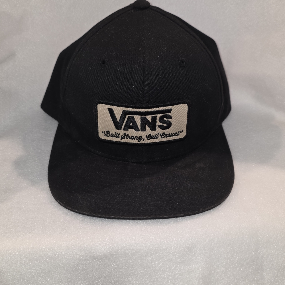 Vans Black and White Logo Cap